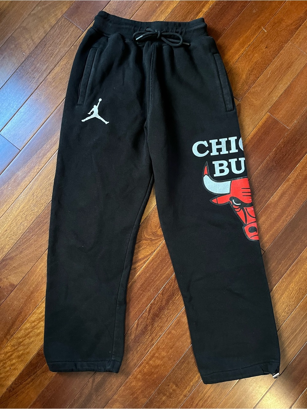 Jordan Flight Chicago Bulls Sweatpants Large NBA Basketball
